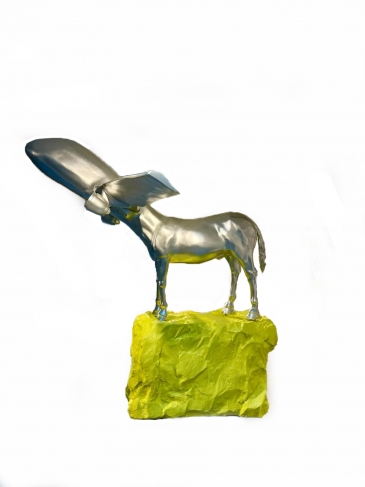 Les ailes de l'esprit Différents matériaux - hauteur 3m x 4m 20 de largeur 