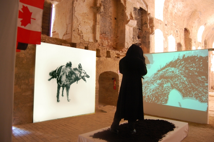 Visa pour un territoire - matériaux divers - installation