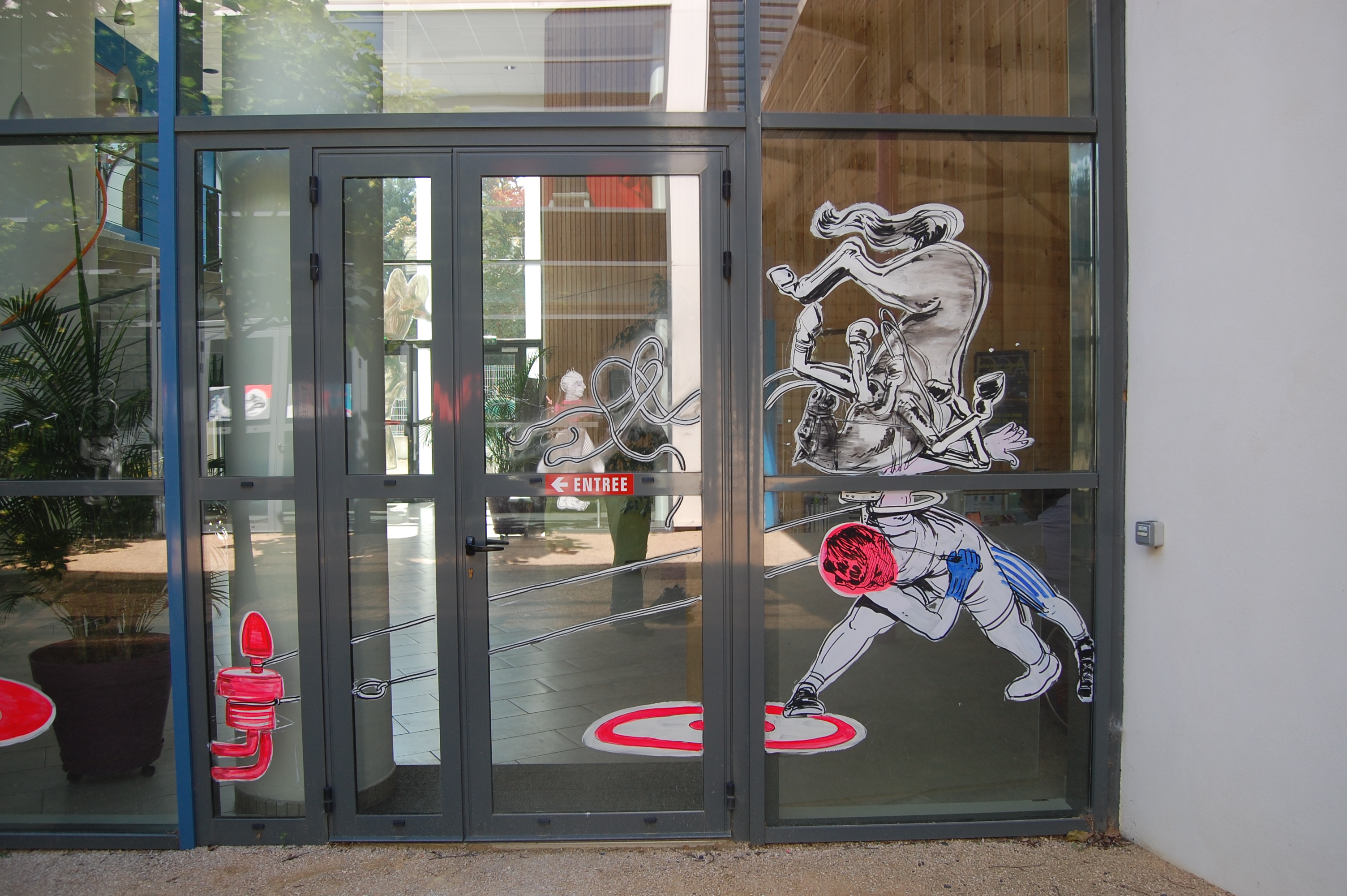 Dés-équilibre - oeuvre éphémère - Valence - 2012