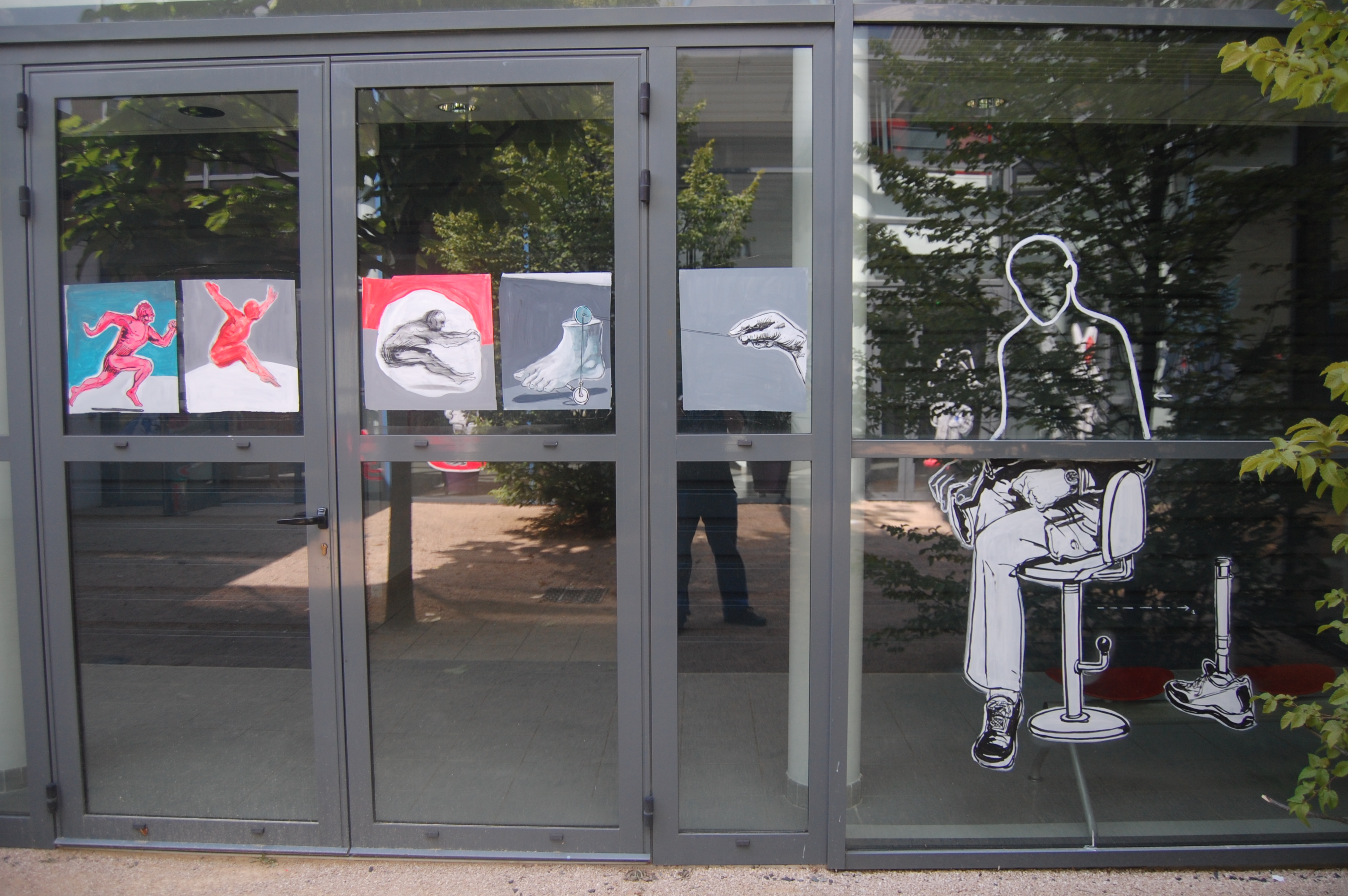 Dés-équilibre - oeuvre éphémère - Valence - 2012