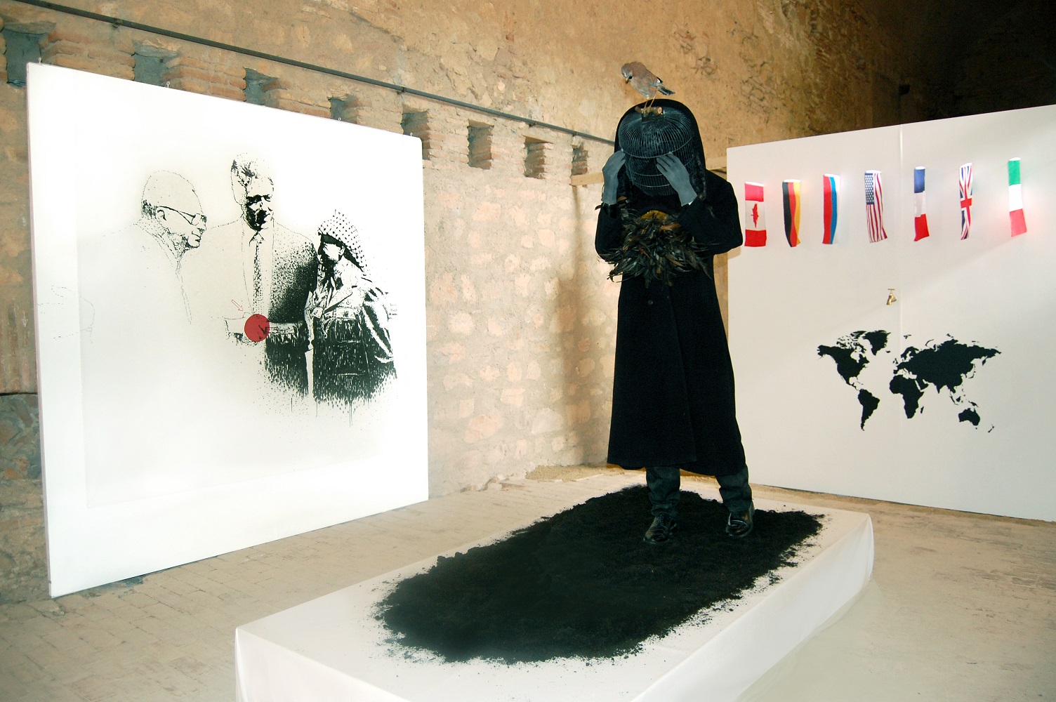 Visa pour un territoire - matériaux divers - forteresse de salses