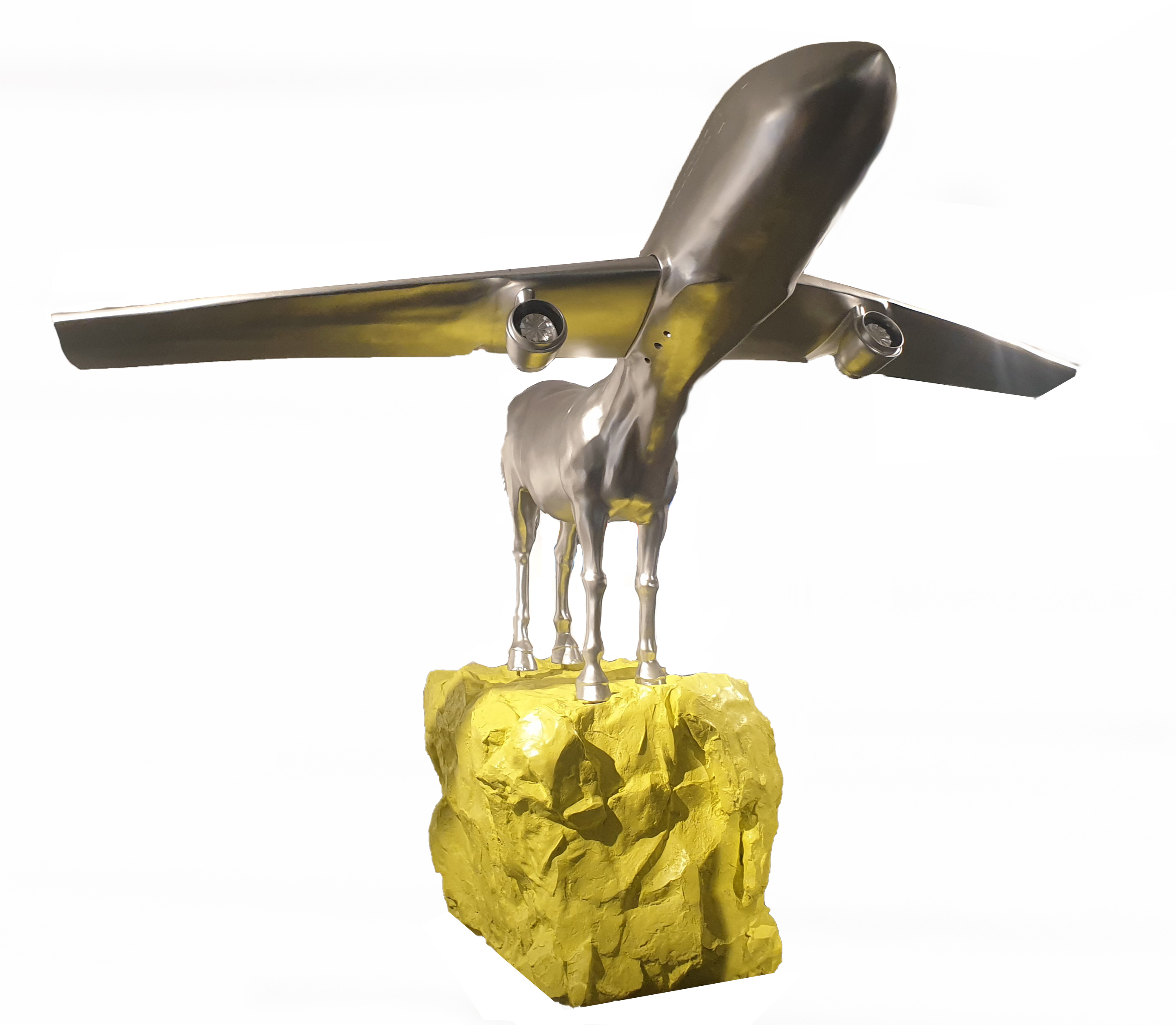 Les ailes de l'esprit Différents matériaux - hauteur 3m x 4m 20 de largeur - 2025